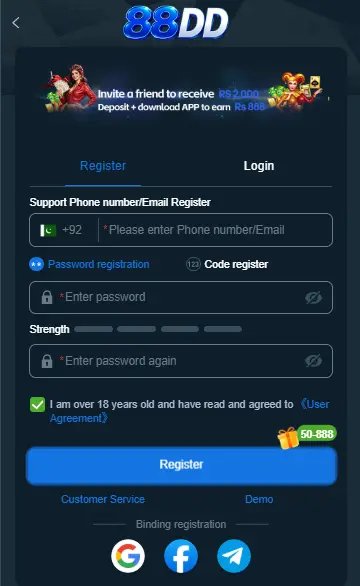 88DD Registeration
